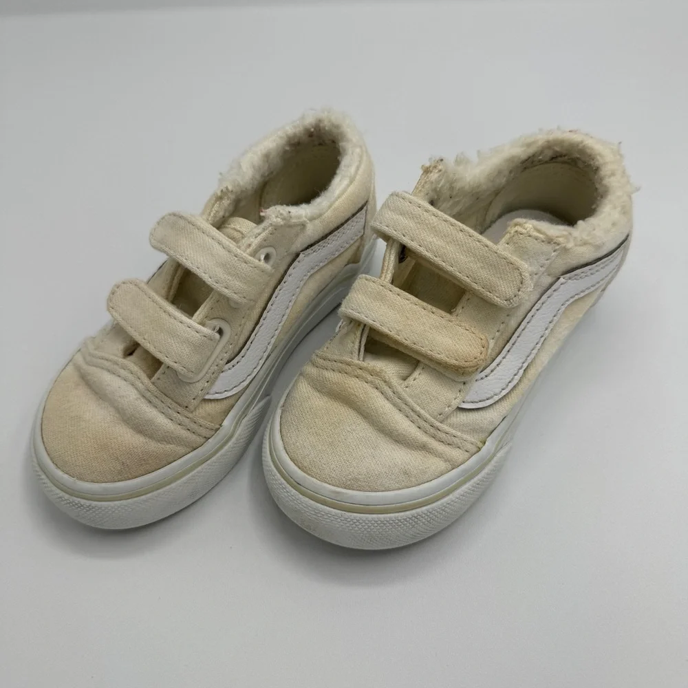 Vans Flannel Shearling Shoes Size 6.5